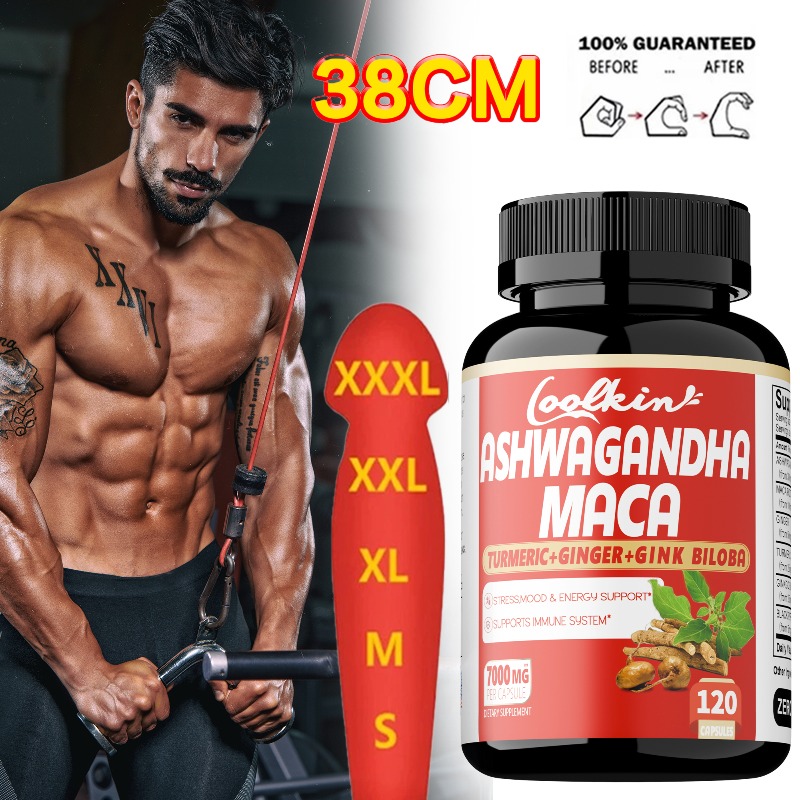 Ginkgo Biloba Extract - Ashwagandha- und Maca-Ergänzungsmittel – unterstützen Stress,