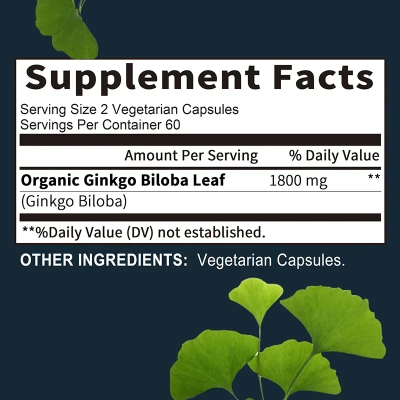 Ginkgo Biloba-Ergänzung – Gedä – Ginkgo Biloba Extract Bewertung und Preis