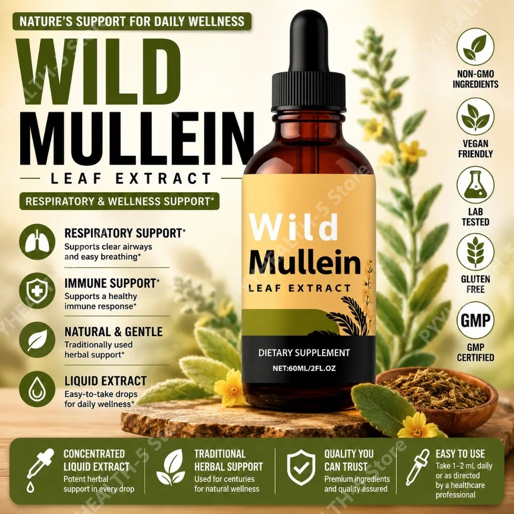 Wild-Mullein-Blätter-Tropfen m – Herbal Wellness Supplement Bewertung und Preis