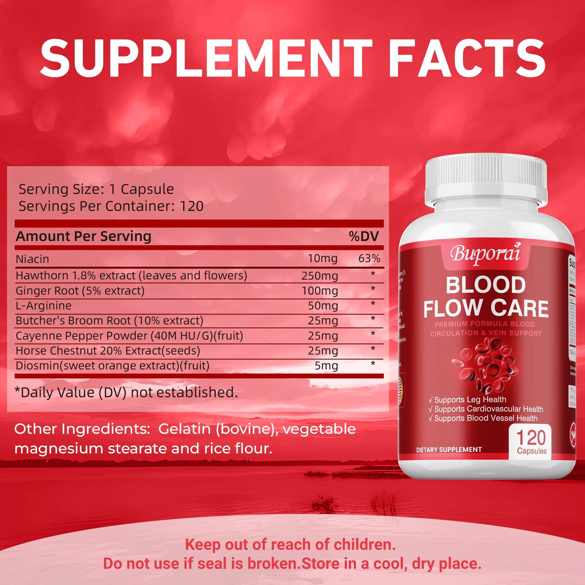 Blood Flow Care – Verbessert d – Ginkgo Biloba Extract Bewertung und Preis