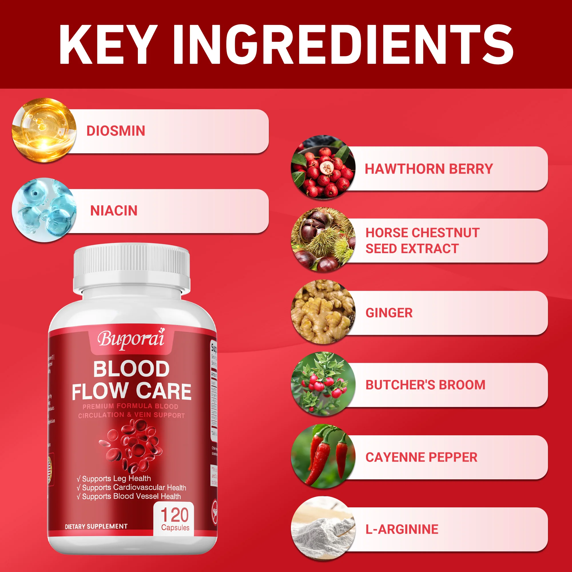 Blood Flow Care – Verbessert d – Ginkgo Biloba Extract Bewertung und Preis