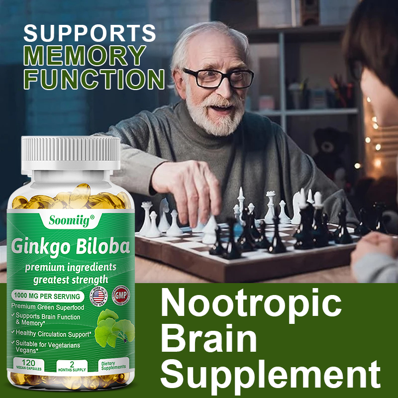 Ginkgo-Biloba-Kapseln – Gehirn – Ginkgo Biloba Extract Bewertung und Preis