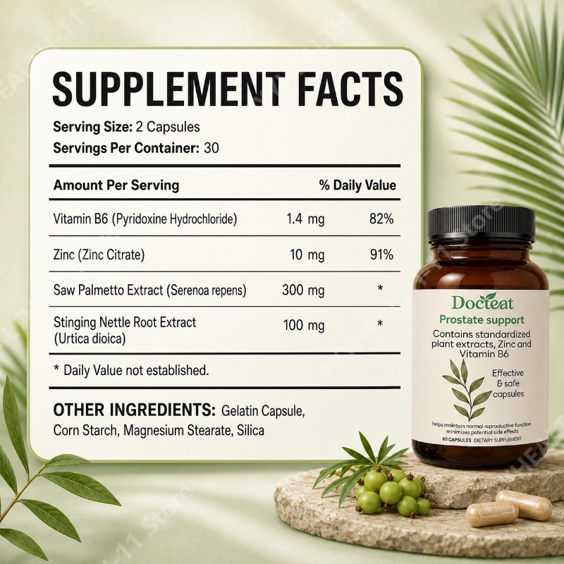 Sägepalmen-Kapseln mit Nesselw – Herbal Wellness Supplement Bewertung und Preis